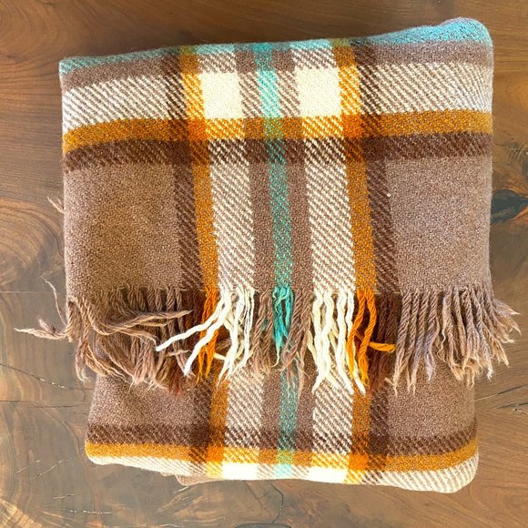 Vintage 100% Wool Blanket - Picture 1 of 2